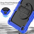thumbnail image 6 of Allytech Lenovo Tab M10 Plus 10.6" Case 3rd Gen 2022 TB-125F/TB-128F, Build-in Screen Protector Shoulder Strap 360 Rotating Kickstand Hand Strap Shock Absorbent Cover for Lenovo Tab M10 Plus 10.6", 6 of 8