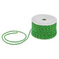 thumbnail image 1 of Uxcell 22 Yards Soft Twisted Rope Trim, 3mm/0.12" Green and Gold Polyester Twisted Silk Rope Cord for DIY Craft, 1 of 2