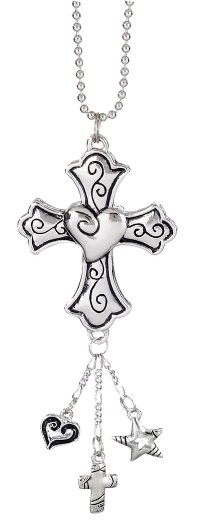 Car Charm - CROSS - Hang from Your Rear 