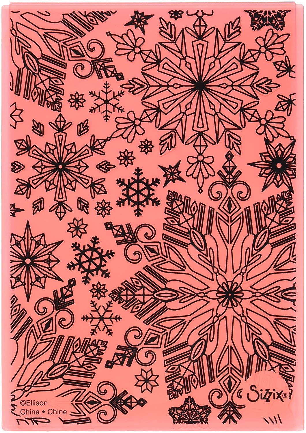 Sizzix Textured Impressions Embossing Folder-Katelyn Lizardi-Winter Snowflakes