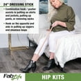 thumbnail image 7 of FabLife Hip Kit Daily Living Aids for Mobility, Hip Replacement Recovery, Knee and Back Surgery Includes Grabber Reacher, Bath Sponge Stick, Sock Aid, Shoehorn, Dressing Stick, 7 of 7