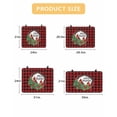 thumbnail image 7 of Large Induction Cooktop Protector Mat Christmas Cardinal Birds Stove Top Covers for Electric Stove, Buffalo Plaid Xmas Holly Leaves Branch Decorative Stove Burner Cover Mats, Glass Top Stove Cover, 7 of 7