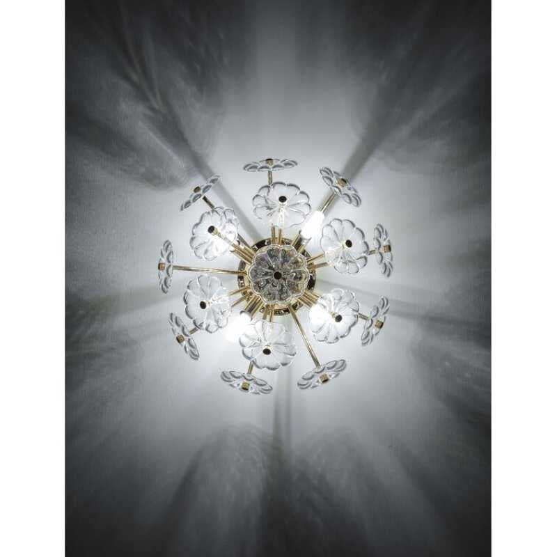 Gold Flush Mount Ceiling Light