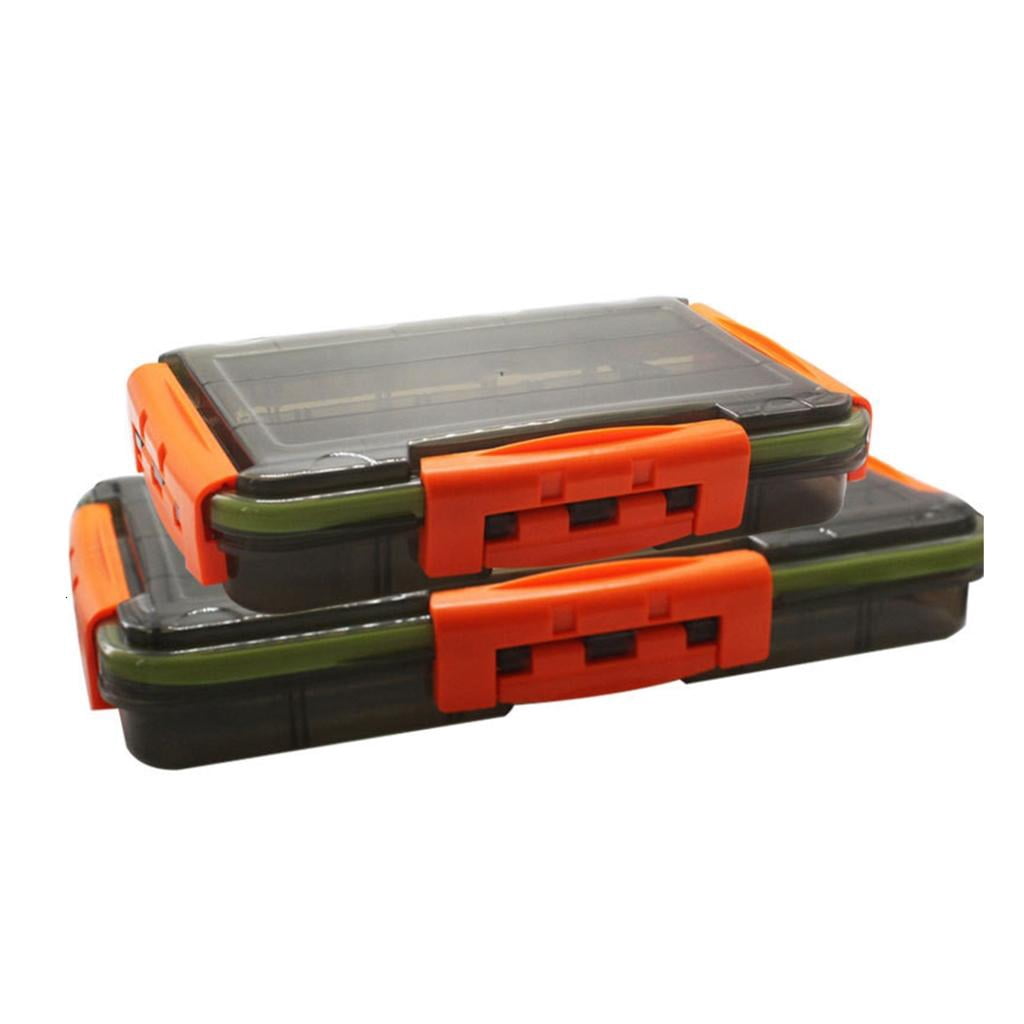 Yihuala Versatiles Fishing Gear Storage Box With Leakproof Sealing Removable Fishing Tackle Box Baits Hook Fishings Gear