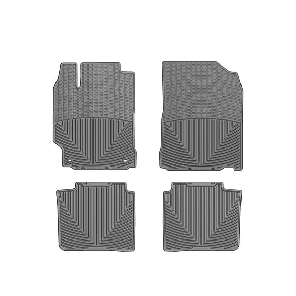 WeatherTech All-Weather Floor Mats compatible with 2012-2013 Toyota Camry - 1st & 2nd Row, Grey