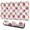 White, variant on Long Mouse Pads for Desk,White Cow Black Spot Pattern Desk Mats on Top Of Desks, Desk Mouse Pad Extra Large with 3mm Non-Slip Base and Stitched Edge for Gaming,Office,Work,Home 31.5"x11.8"