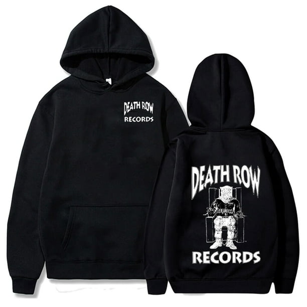 Sudadera con capucha con estampado de Death Row para hombre y mujer sueter informal de manga larga estilo Hip Hop Harajuku Y2k XS 4XL Walmart en linea