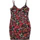 thumbnail image 1 of GUESS Jungle A-line Bodycon Vestido para Mujer, Rosa, XS Guess Línea A, Bodycon, 1 of 1