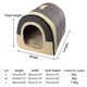 thumbnail image 4 of Suministros para mascotas Perrera, Cama para mascotas extraíble y lavable Perrera para gatos Jaula para perros Estera para perros Otoño e invierno Adepaton LN-2157-6, 4 of 7