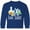 Royal Blue, variant on Inktastic Future Scientist with Beakers, Test Tubes and Formulas Long Sleeve Youth T-Shirt