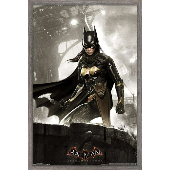 DC Comics Video Game - Arkham Knight - Batgirl Wall Poster, 14.725" x 22.375", Framed