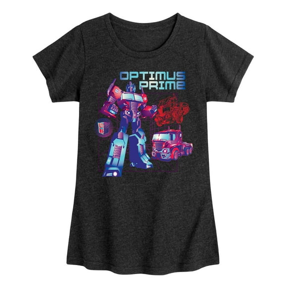 Transformers - Optimus Prime - Girls Fitted Short Sleeve T-Shirt