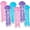 Dark Pink Purple Blue, variant on Hanging Jelly Fish Paper Lanterns, Gradient Colorful Blue Paper Lanterns for Mermaid Theme Party Under The Sea Ocean Birthday Decorations Baby Shower Baby Room, Set of 5