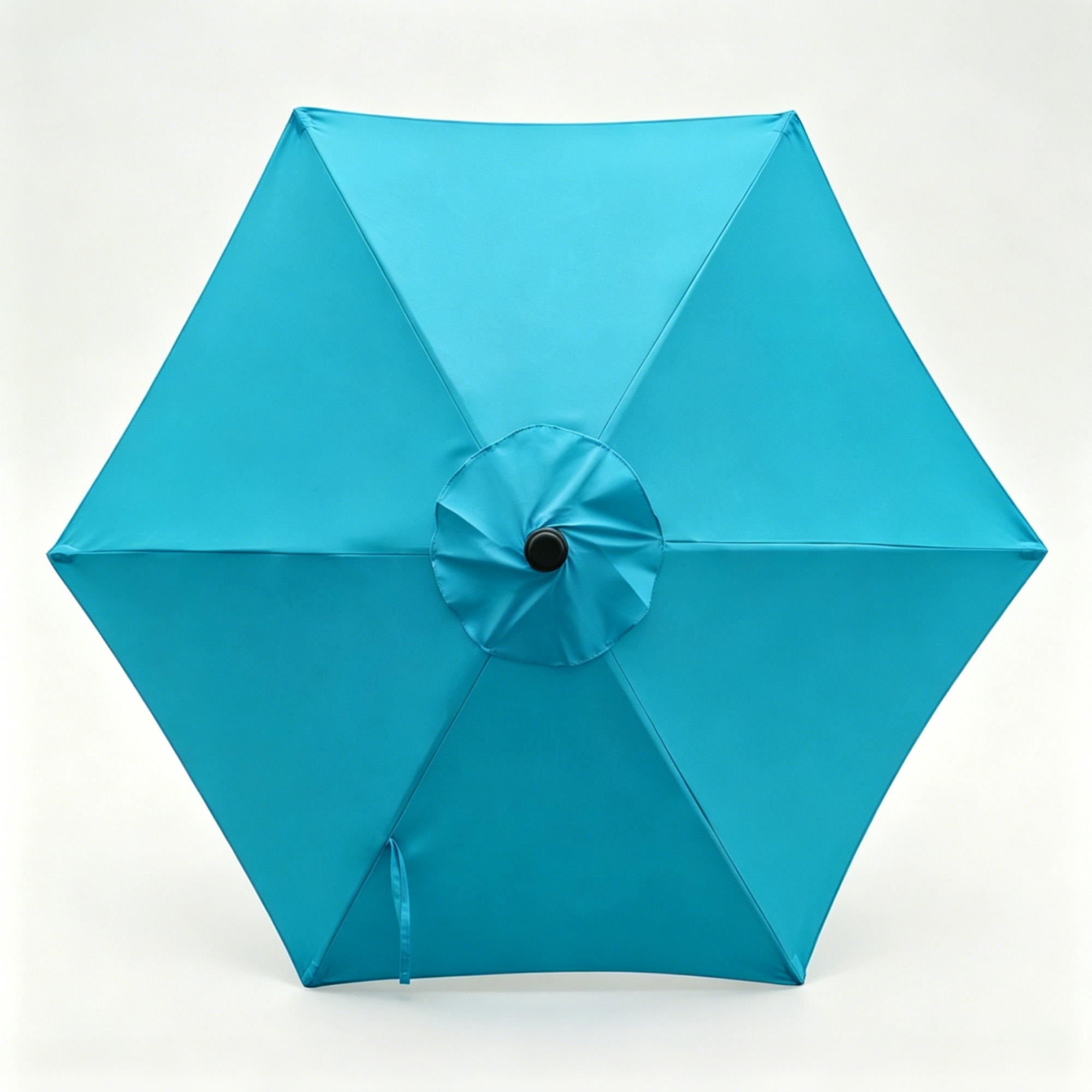 KOOL 7.5ft Market Patio Umbrella with Crank, Cyan photo 5