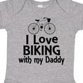 thumbnail image 4 of Inktastic I Love Biking with Daddy Boys or Girls Baby Bodysuit, 4 of 5