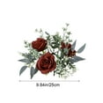 thumbnail image 3 of Fmbmuo Floral Rose Candle Ring Holder Tray Candle Holder Plastic Modern Wedding Reception, 3 of 5