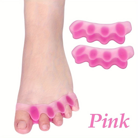 Toe Separators Doctor Recommended Correct Foot and Bunion Pain,Plantar Fasciitis Toe Straightener to Improve Functional Mobility