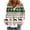 11#White, variant on Womens Fleece Cardigan Coat Button Closure Christmas Print Casual Fashion Style Outerwear
