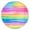 Colorful Watercolor Stripe, variant on Pastel Wave Star Pattern Round Fitted Tablecloth with Elastic Edge,Dining Table Cover Waterproof,Outdoor Round Tablecloth for Camping,Dining,Indoor and Outdoor