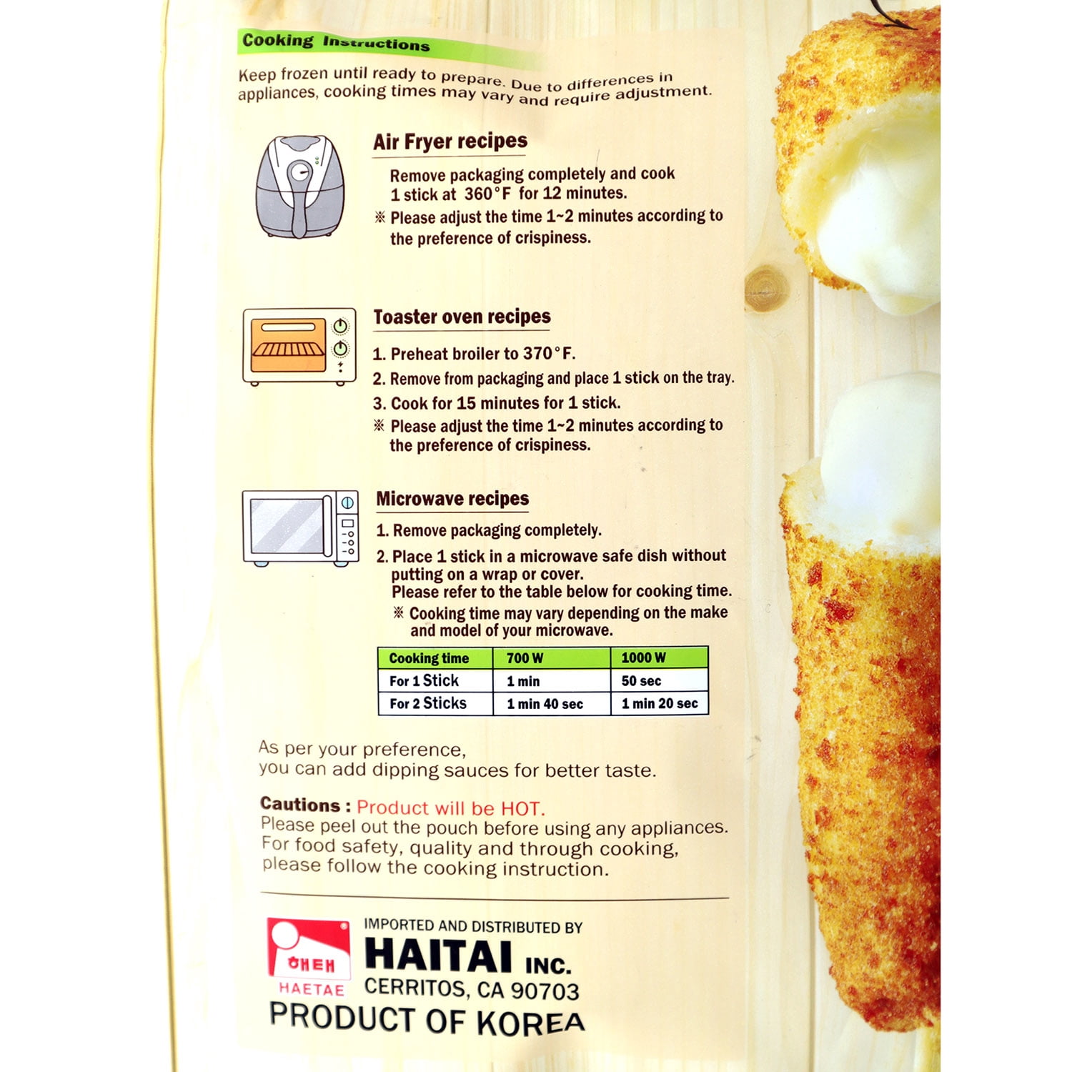 Haitai Corn Dogs Mozzarella Only - 14.1 oz