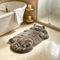 thumbnail image 4 of Adorable Cat Shaped Polyester Bath Rug Washable Absorbent Non Slip Floor Mat Cute Pet Lover Home Decor Gift,A, 4 of 6