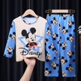 thumbnail image 1 of Conjunto de Pijamas para niños, ropa de dormir para el hogar con dibujos de unicornios, Frozen, Elsa, Mickey, novedad, 1 of 4