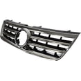 thumbnail image 3 of For 04-07 Touareg Front Grill Grille Assembly Chrome Shell Textured Black Insert, 3 of 5