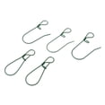 thumbnail image 4 of 5 piezas de llavero con gancho para colgar en la mochila con hebilla de acero Verde oval, 4 of 6