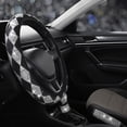thumbnail image 3 of Universal 38CM Rhinestones Diamond Car Steering Wheel Cover Bling Crystal Rhombu, 3 of 9