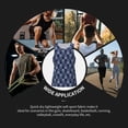 thumbnail image 7 of Zufioo Blue Gingham Buffalo Check Print Men's Vest, Sleeveless Quick-drying Muscle T-shirt, Suitable for Sports Fitness, Home Leisure Wear-3X-Large, 7 of 7