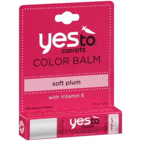Yes To Carrots Color Balm Soft Plum 0.11 oz