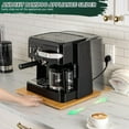 thumbnail image 2 of ANBOXIT Appliance Sliding Tray for Coffee Maker, Bamboo Small Appliance Slider for Countertop, Kitchen Pull Out Tray for Coffee Maker, with Rubber Wheels, Wide - Large (13"D x 16"W), 2 of 6