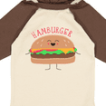 thumbnail image 4 of Inktastic Cute Kawaii Hamburger Boys or Girls Long Sleeve Baby Bodysuit, 4 of 5