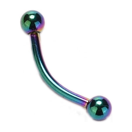 Stainless Steel Curved Barbell Ball Eyebrow Ring Eyebrow Piercing Body Jewelry