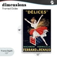 thumbnail image 4 of Stupell Industries Art Deco Vintage Dancer Food Advertisement White Framed Giclee Art, 12 x 18, by Leonetto Cappiello, 4 of 8
