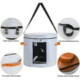 thumbnail image 5 of Luxtrada Round Shape Hat Storage Box Hat Box for Toys Hat Clothes (16.5*18.9in Gray), 5 of 9