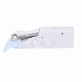 thumbnail image 1 of Máquina de coser de mano, máquina de coser portátil de costura rápida, mini máquina de coser de mano, máquina de coser portátil adecuada para el hogar (blanco), 1 of 5