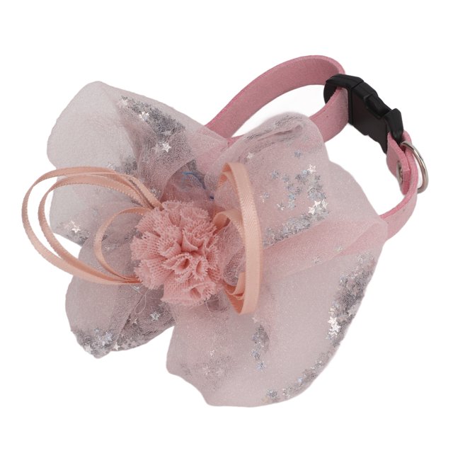 Oubit Puppy Flower Neckties,Pet Flower Collar Adjustable Flower Collarfor Rabbits Adjustable Pet Flower Collar Top Tier Quality