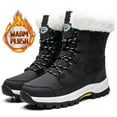 thumbnail image 3 of Dumajo Snow Boots For Women Winter Waterproof Shoes Thickened Faux Fur Lined Frosty Warm Outdoor Boots, 3 of 10