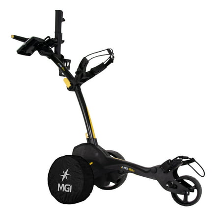 MGI Zip X1 Electric Golf Push Cart Swivel Wheel Caddie with Accessories, (Best Electric Golf Cart)