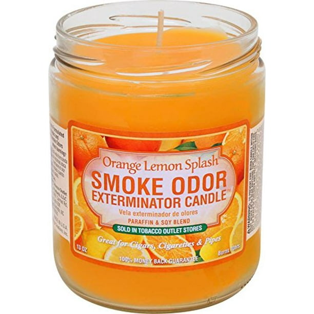 Smoke Odor Exterminator Candle Orange Lemon Splash