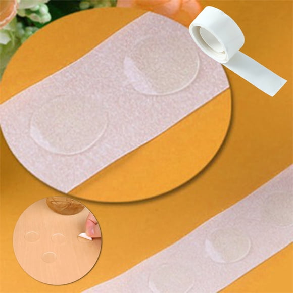 100pcs Polka Dot Glue Dots, Removable Double Sided Tape, Decorative Stickers for Balloons, Crafts, Scrapbooking, Party Decor, No Residue Adhesive