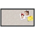 thumbnail image 2 of PinPix 36x18 Custom Cork Bulletin Board Peach White Poster Board Has a Fabric Style Canvas Finish, Framed in Peach White, by ArtToFrames (PinPix-1874), 2 of 5