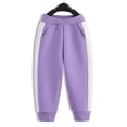 thumbnail image 4 of BLVB Toddler and Kids Boys Girls Sweatpants Joggers Active Soft Running Pants with Pockets Workout Clothes(Purple,14-15 Years), 4 of 8
