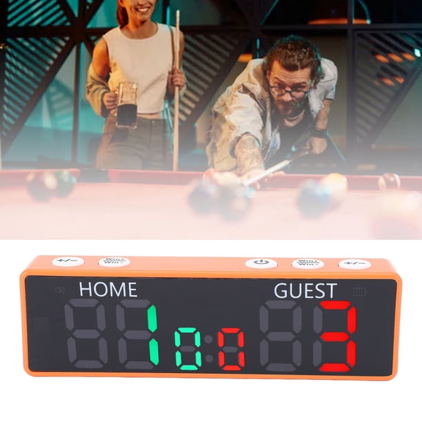 Marcador De Mesa Portátil, Control Sencillo, Eficaz Y Recargable, Marcador De 6 Dígitos Fácil De Operar Con Zumbador Para Juegos De Mesa