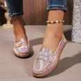 thumbnail image 4 of Willtoo Women's Comfortable Loafers Slip On Business Casual Dress Shoes Lightweight Office Work Flats Everyday Walking Shoes for Women, 4 of 6