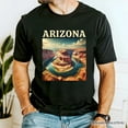 thumbnail image 5 of Scenic Arizona State Desert Canyon Vintage T-Shirt, Horseshoe Bend Tee and Southwest Nature Souvenir, 5 of 6