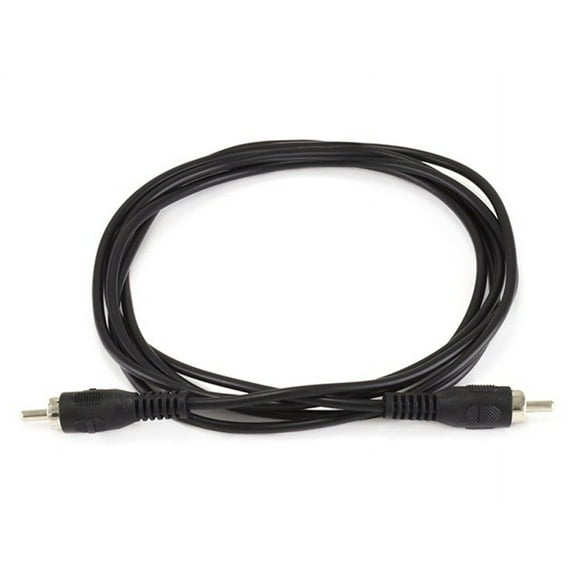 6ft RCA Plug/Plug M/M Cable - Black