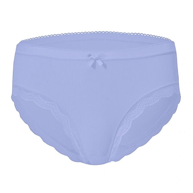 Bikini Secret Treasures Talla CH con Moño y Aplicación de Encaje Azul