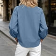 thumbnail image 4 of LUVDA Women's Lightweight Windbreaker Zip Jacket Elastic Cuff Stand Collar Spring Outerwear, 4 of 5